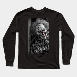 Scary Halloween Clown Long Sleeve T-Shirt